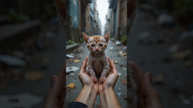 Cute Cat Rescue ❤️ Eps6 Miau Miau #shortvideo #cat #catlover #shorts #shortsfeed #shortsfeed #short