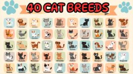 40 Cat Breeds for Kids in English 🐱✨ | Learn Cat Names | The Curious Cube Kid