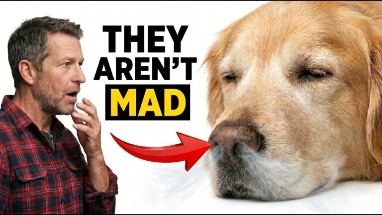Dog behavior explained: Why dogs sigh heavily when you sit down (The Science of Trust)