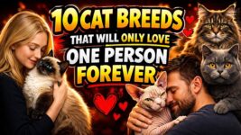 10 Cat Breeds That Bond With Just ONE Person Forever! #catbreeds #LoyalCats #catlove #catbonding
